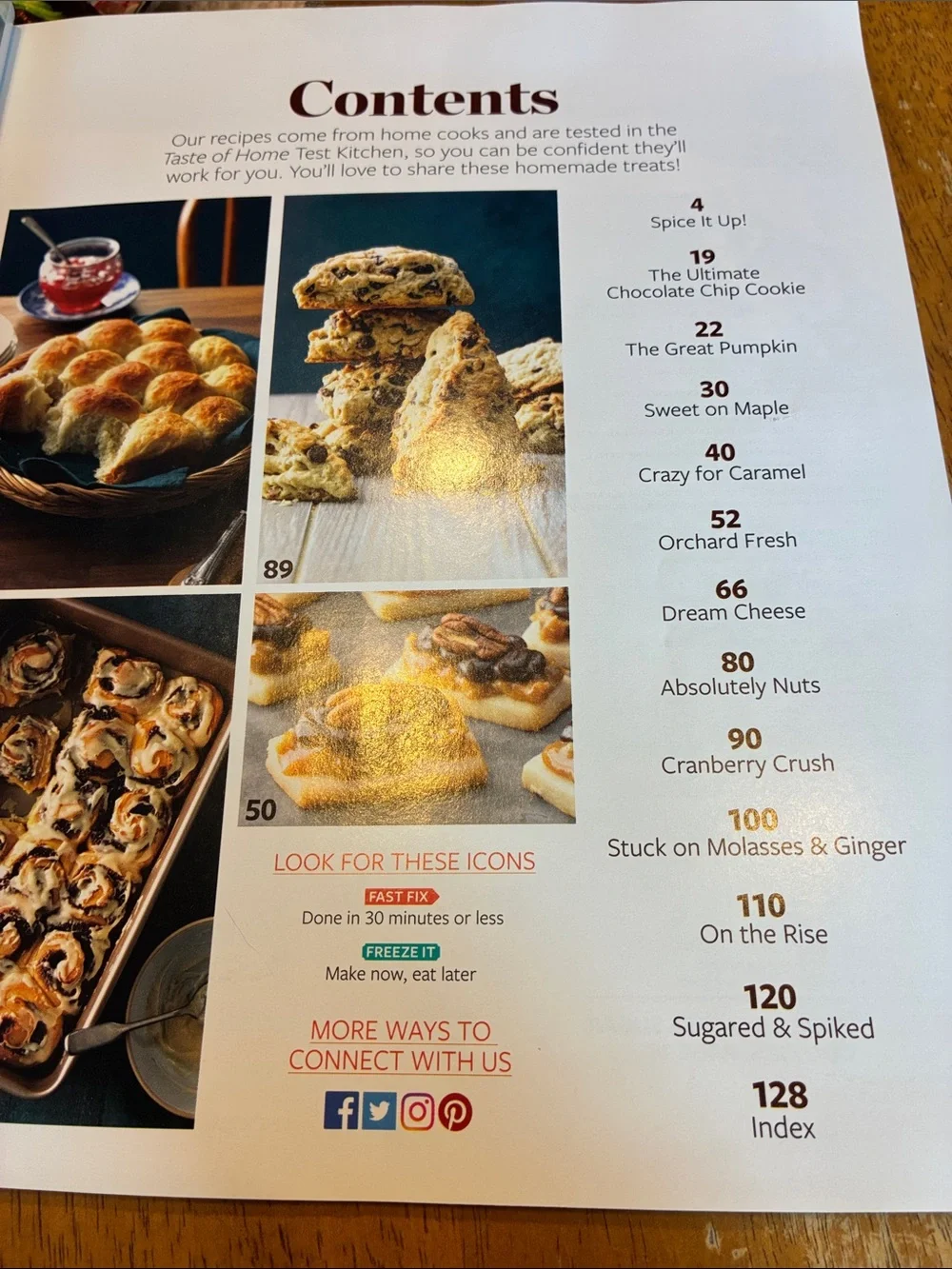 Taste of Home Fall Baking cookbook & Holiday Baking cookbook magazine set